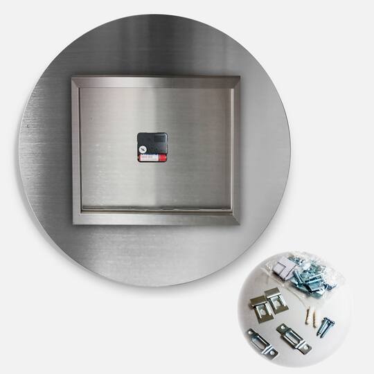 Designart 'Golden Marble Design Ii Mid-Century Modern Wall Clock